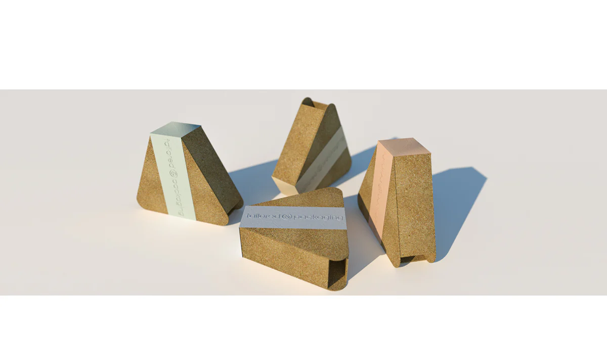 Scatola Hempack personalizzata in canapa, parte del progetto che unisce design raffinato e sostenibilità ambientale.