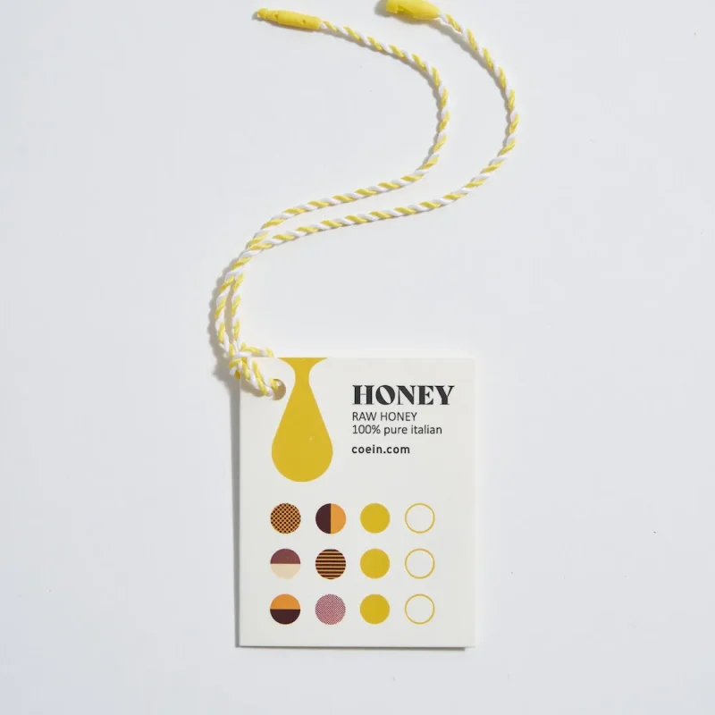 Cartellino a libretto plastificato