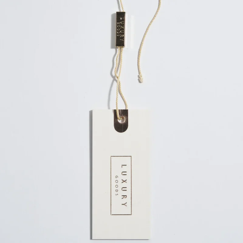 Cartellino stampato a caldo