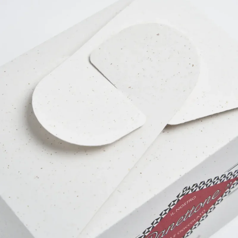 Chiusura packaging bauletto per pasticceria