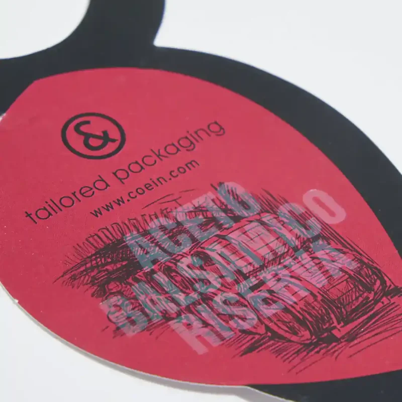 Collarino bottiglia fustellato